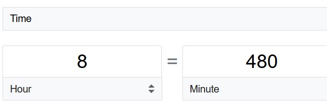 Let us Know How Many Minutes in 8 Hours