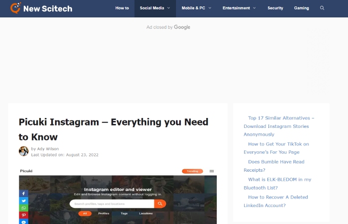 Picuki Instagram - Everything you Need to Know - New Scitech