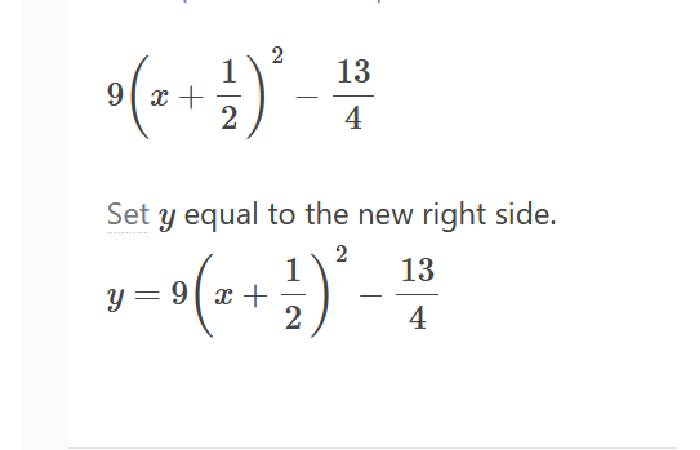 Algebra Examples