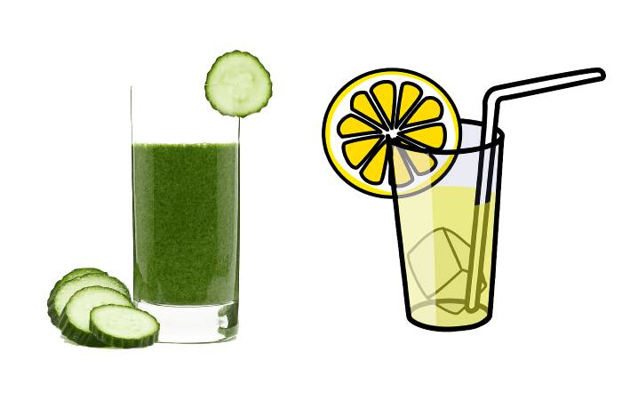 Cucumber and Lemon Juice