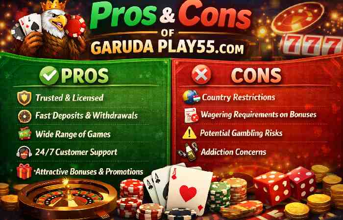 pros & cons of garuda play55.com