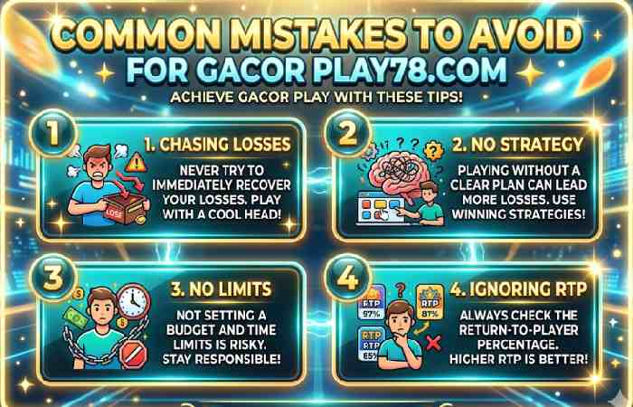 mistakes to avoid for gacor play78.com