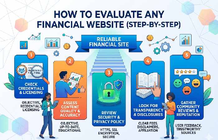 how to evaluate any financial website