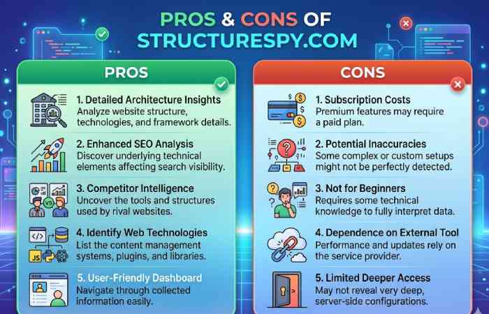 pros and cons of structurespy com