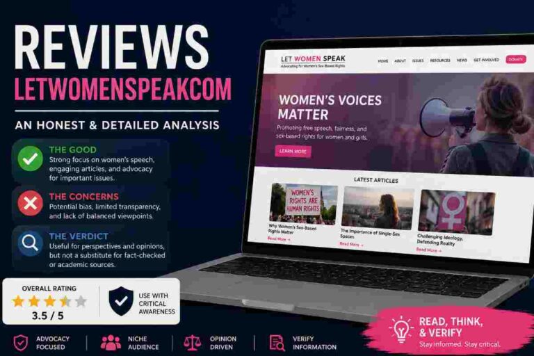 Reviews LetWomensSpeak.com: Honest Analysis (France)