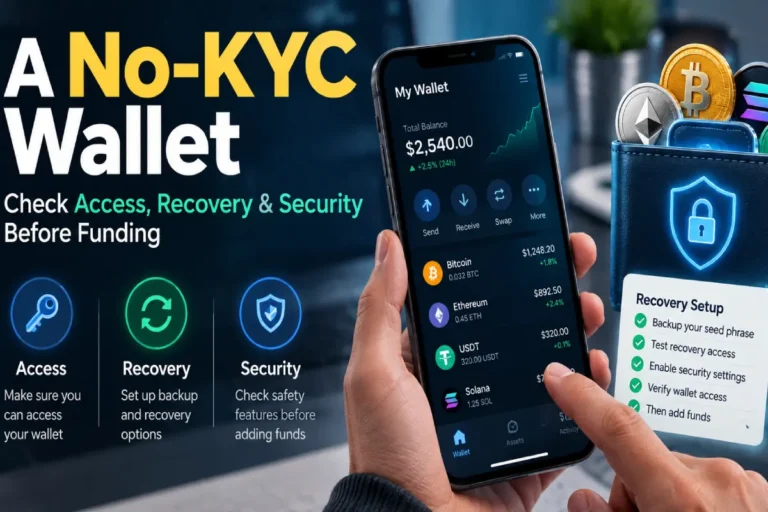 A No-KYC Wallet: How to Check Claims, Access and Recovery Before Funding