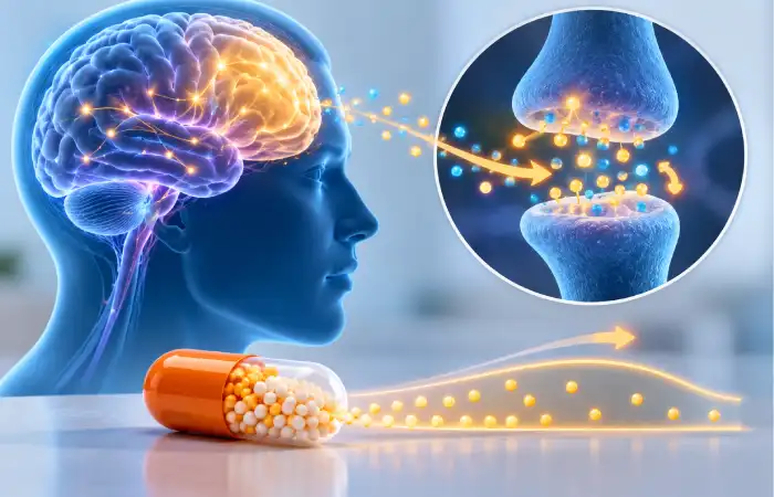 how does dextroamphetamine er work_