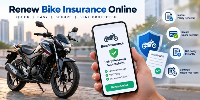 Can you renew bike insurance online without the previous policy documents?